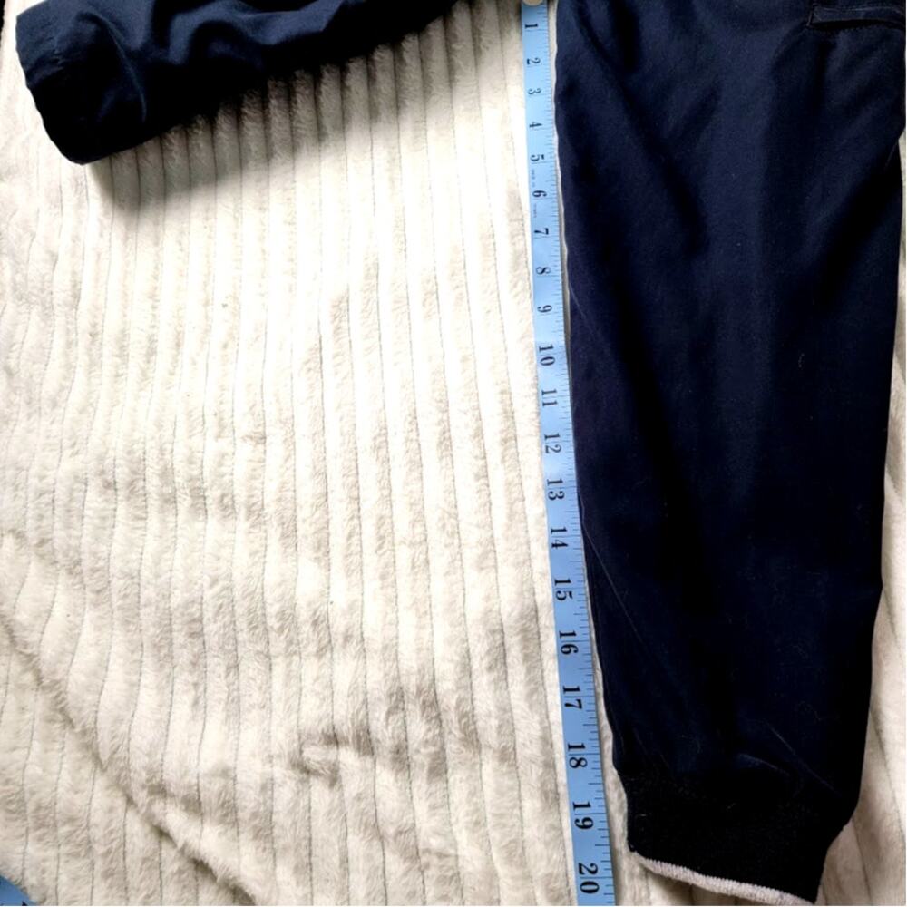 Charles River Apparel Pullover‎ Windbreaker Jacket Women's M Navy V-Neck Preppy - Picture 7 of 11